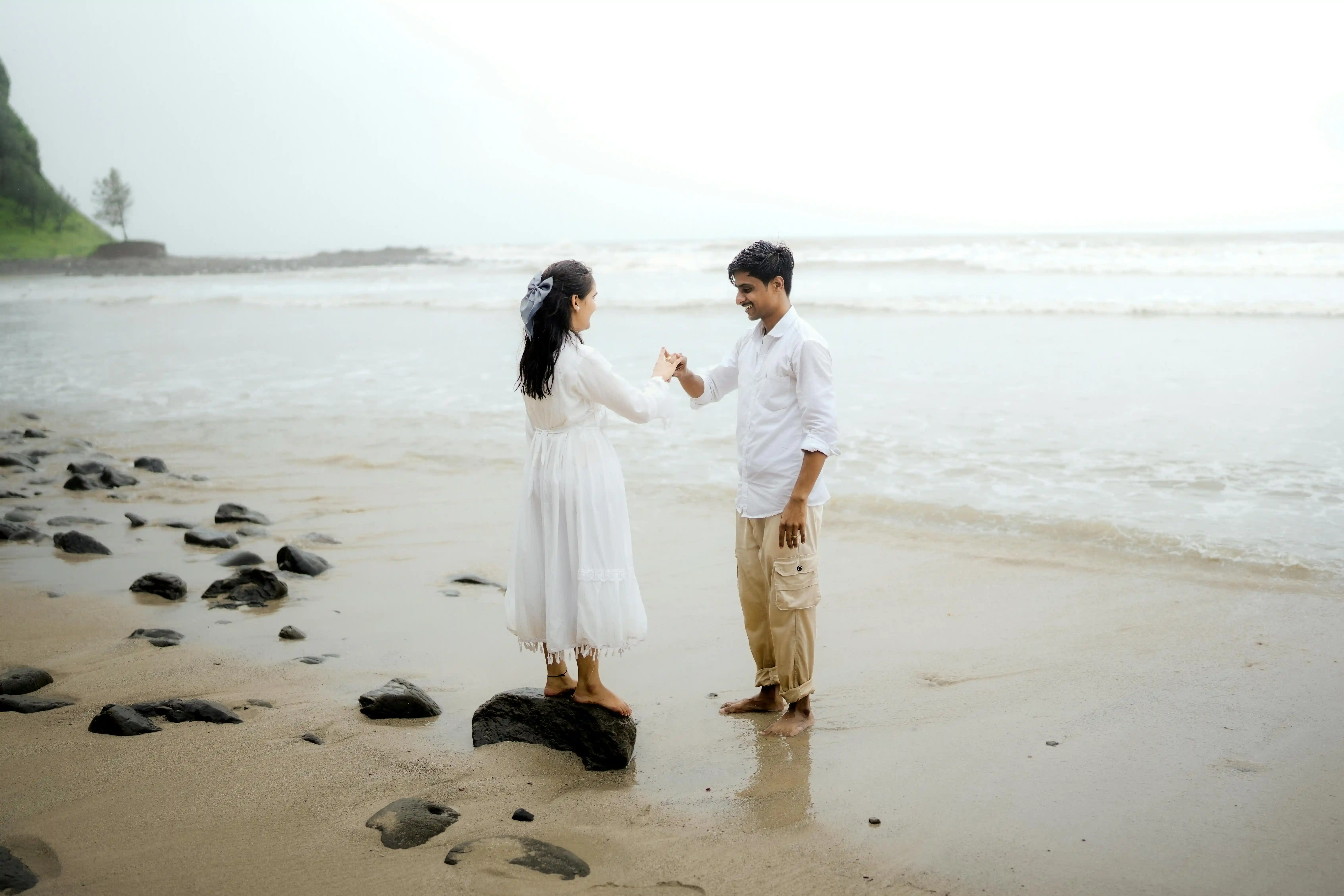 Scenic shoreline near a luxury resort in Goa perfect for relaxation