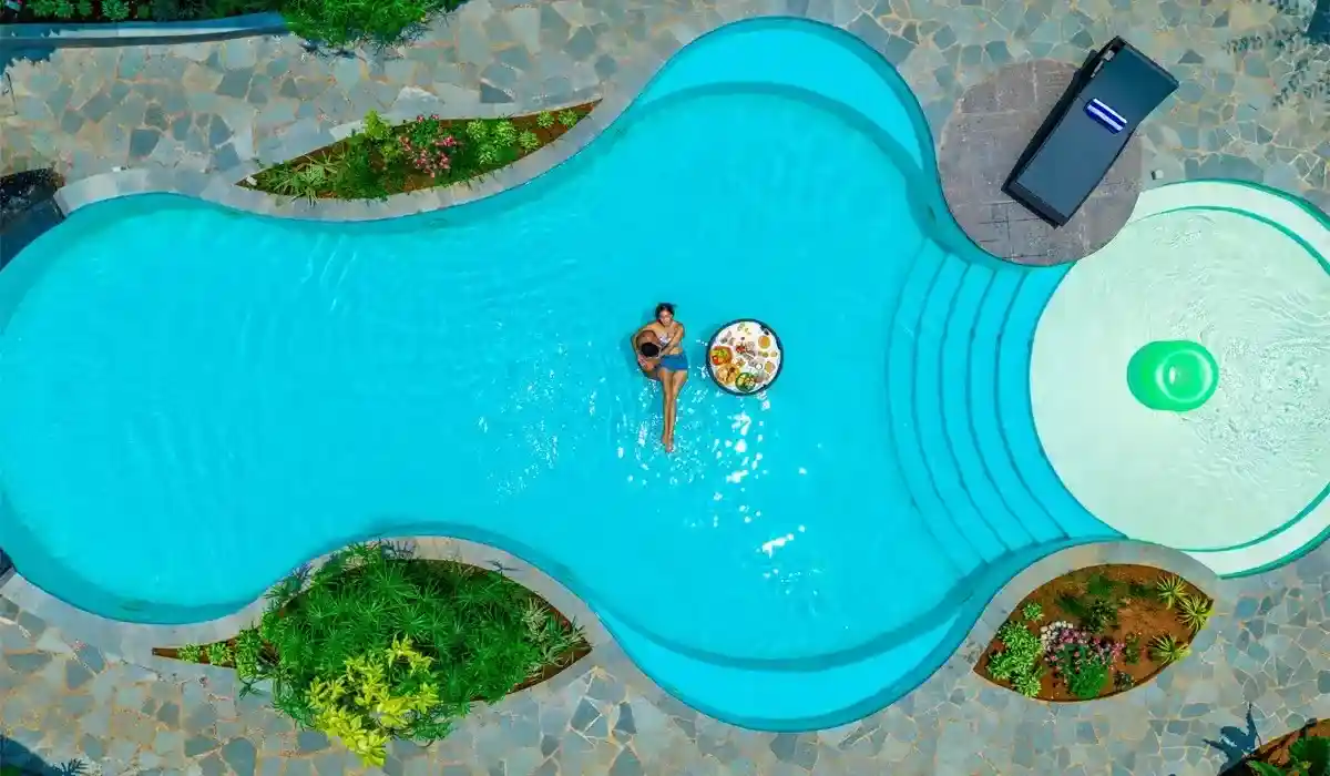 Beautiful resort ambiance at one of the best hotels in South Goa India