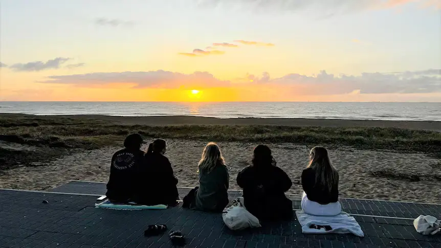 Romantic sunrise at Benaulim Beach near Orchid Passaros resort in South Goa for couples