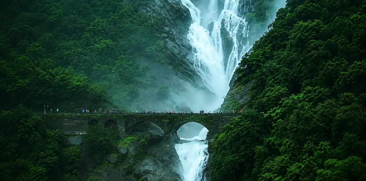 Dudhsagar Falls near Goa