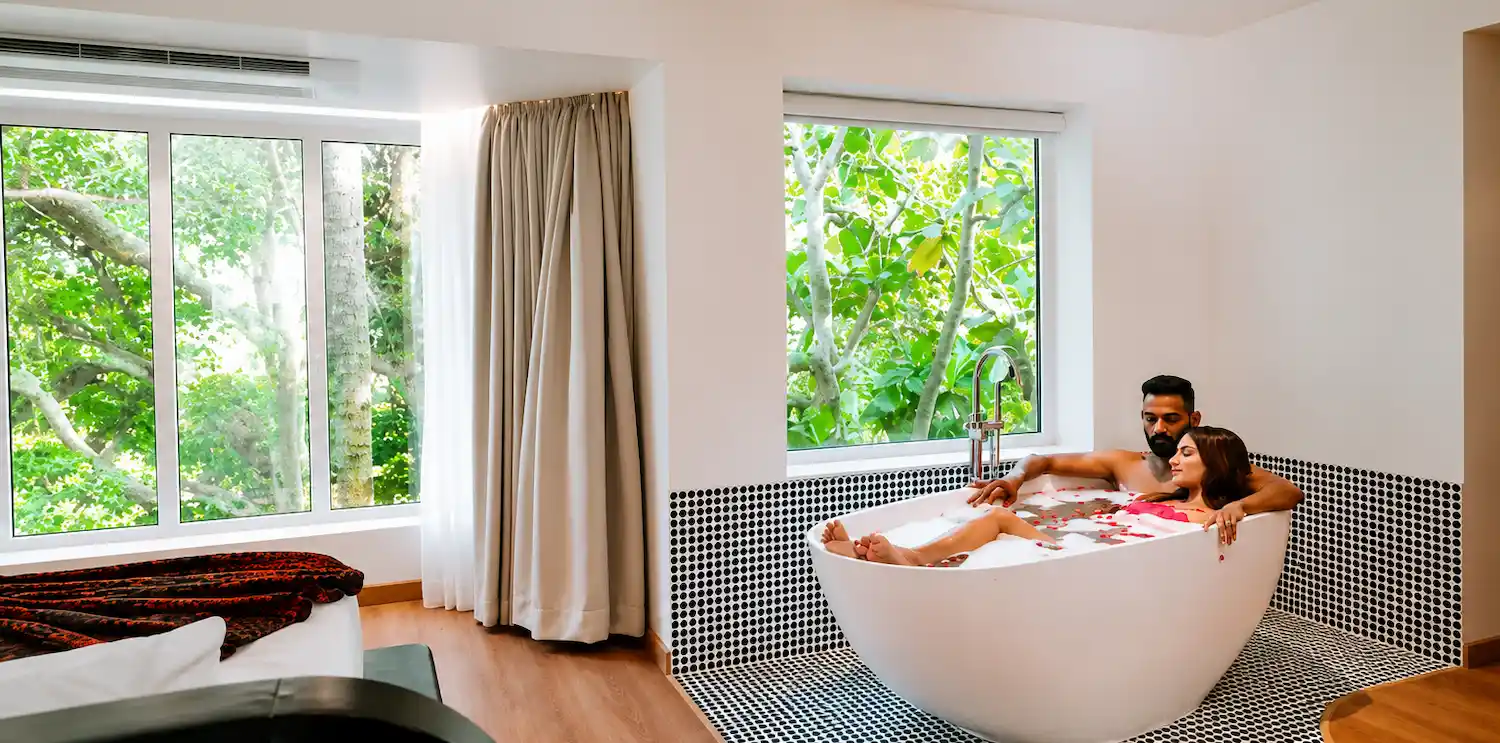 Romantic resort experience near Benaulim Beach