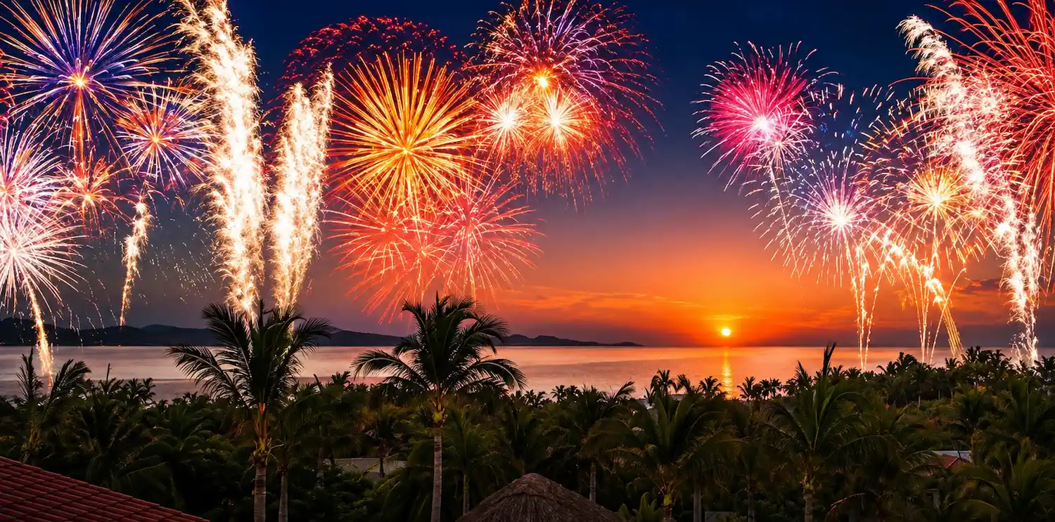 Couples enjoying a relaxing festive resort stay in Goa