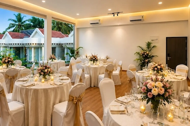 Beach wedding celebration near Benaulim Beach